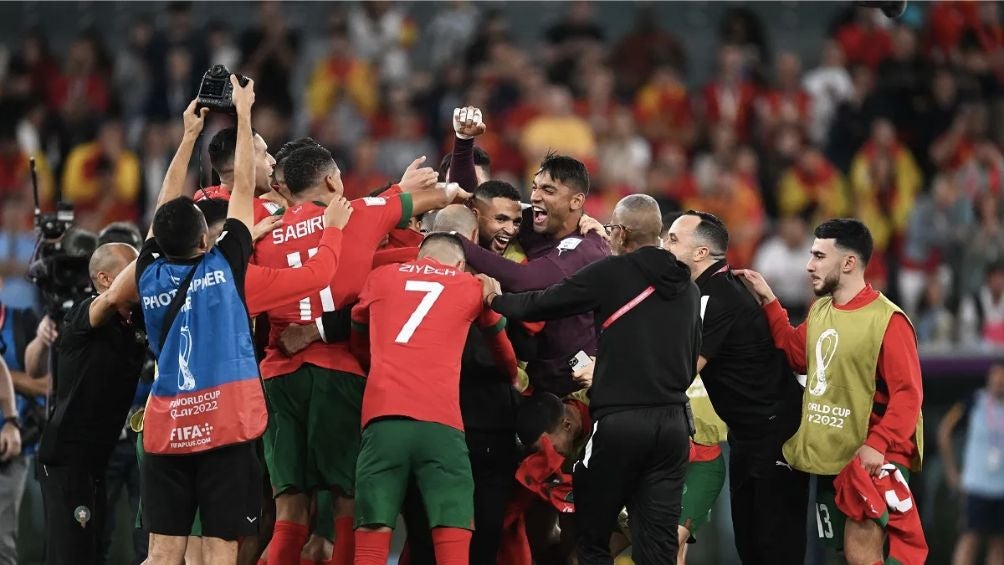 Marruecos celebra con su afición