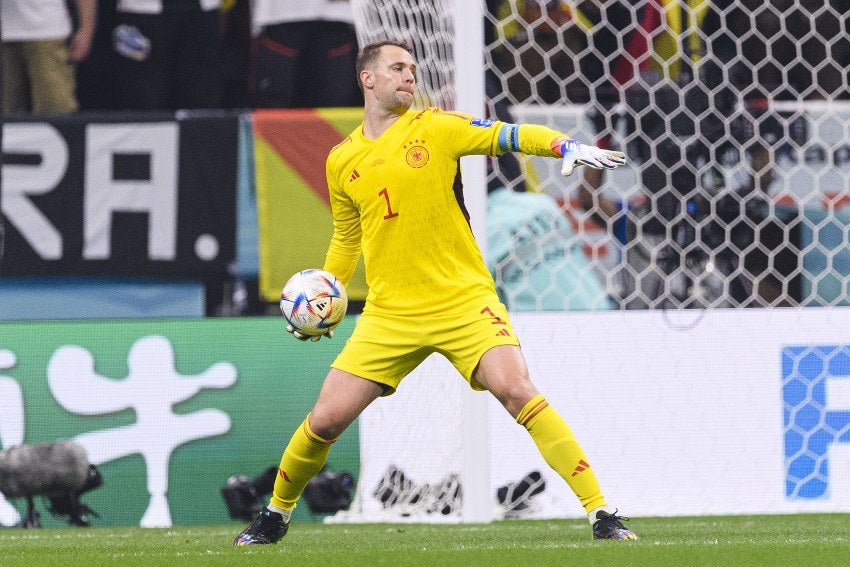 Manuel Neuer en Qatar 2022 con Alemania