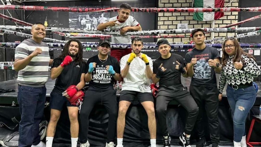 Bad bunny en clases de Boxing