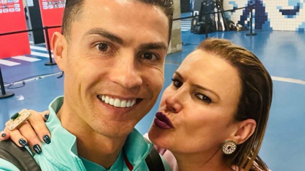 Elma Aveiro y Cristiano Ronaldo