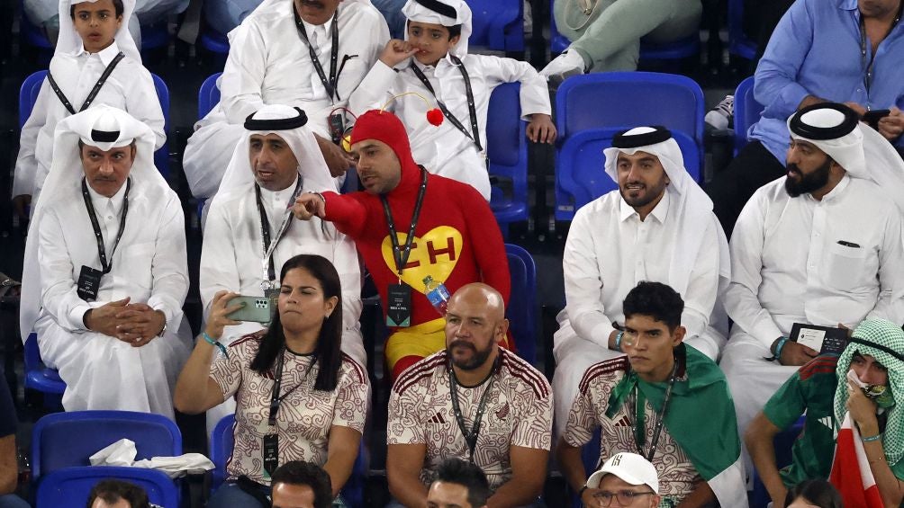 La afición mexicana fue de las más numerosas en Qatar