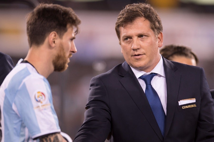 Alejandro y Lionel Messi en la Copa América 