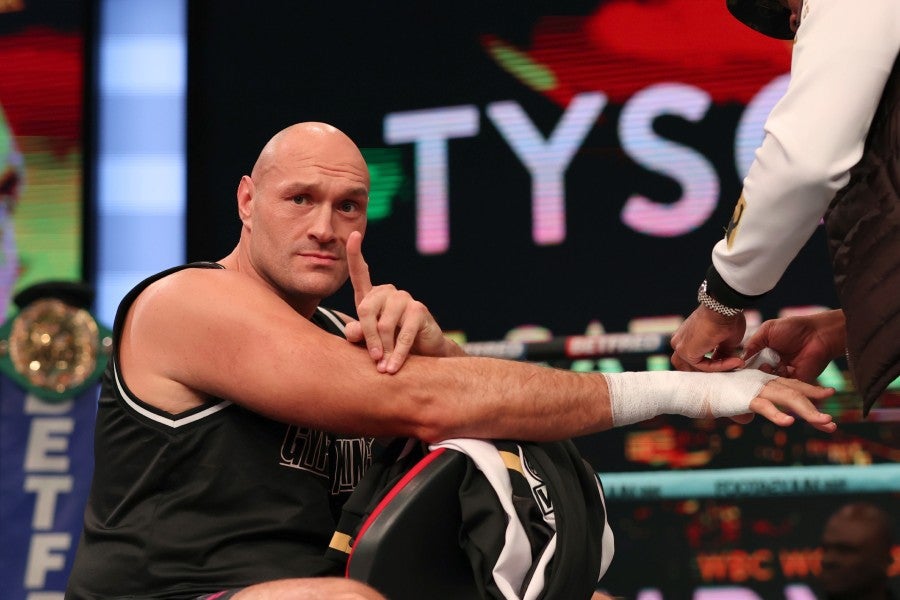 Tyson Fury en pelea