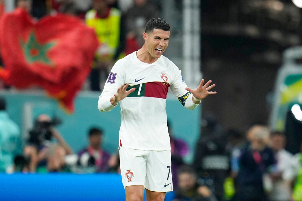 Cristiano Ronaldo sacó su frustración