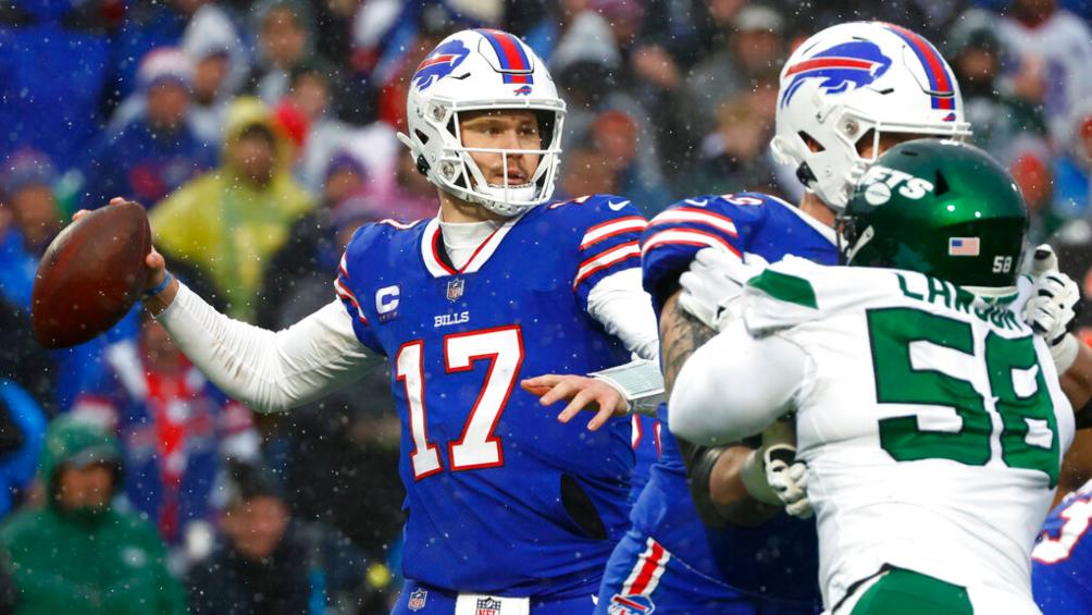 Josh Allen fue figura en duelo contra Jets