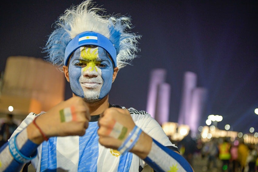 Afición de Argentina en el Mundial 