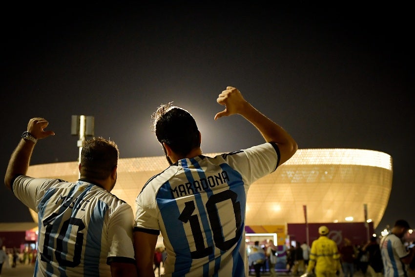 Afición de Argentina en el Mundial 