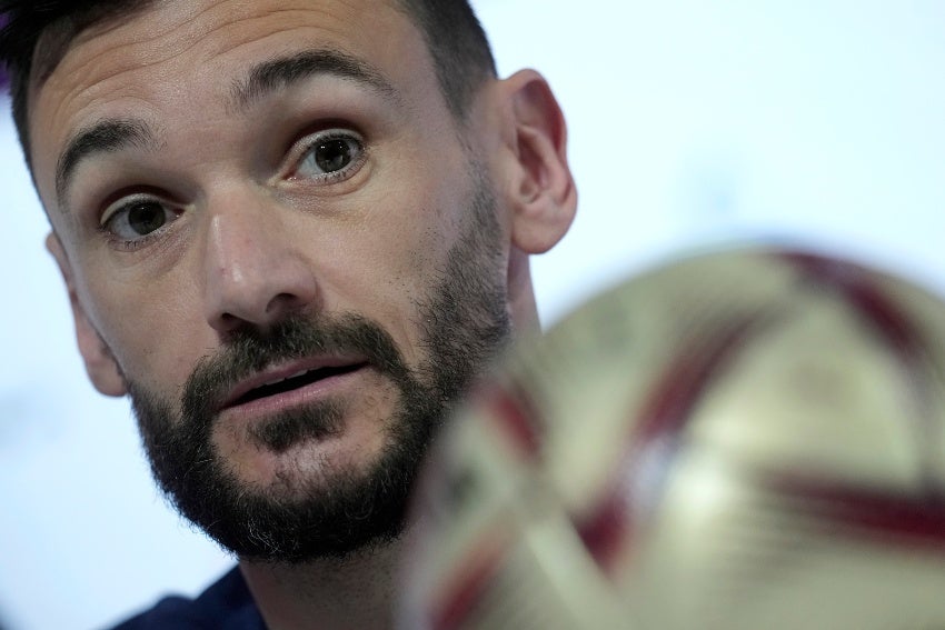 Hugo Lloris en conferencia de prensa