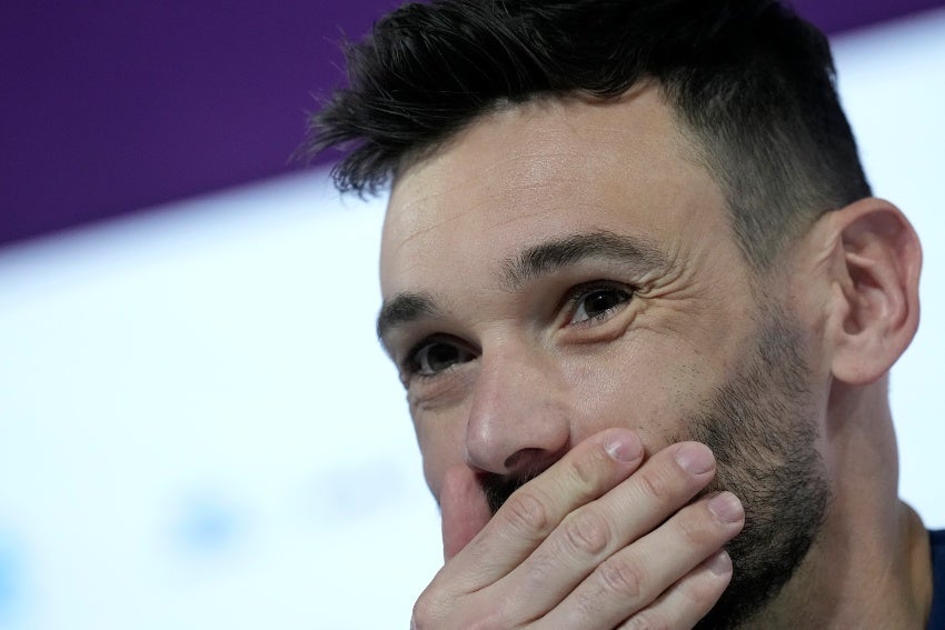 Hugo Lloris en conferencia de prensa