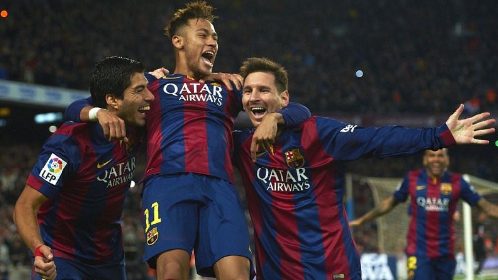 Neymar, durante su época con Barcelona