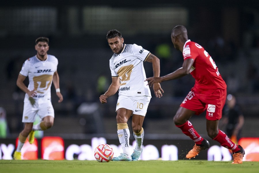 Pumas y Toluca empataron en su debut en la Copa Sky