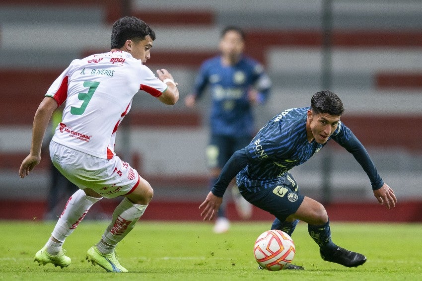 América y Necaxa empataron en partidazo