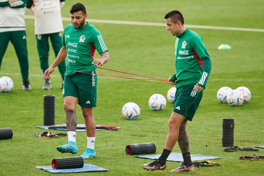 Vega y Alvarado con la Selección Mexicana 