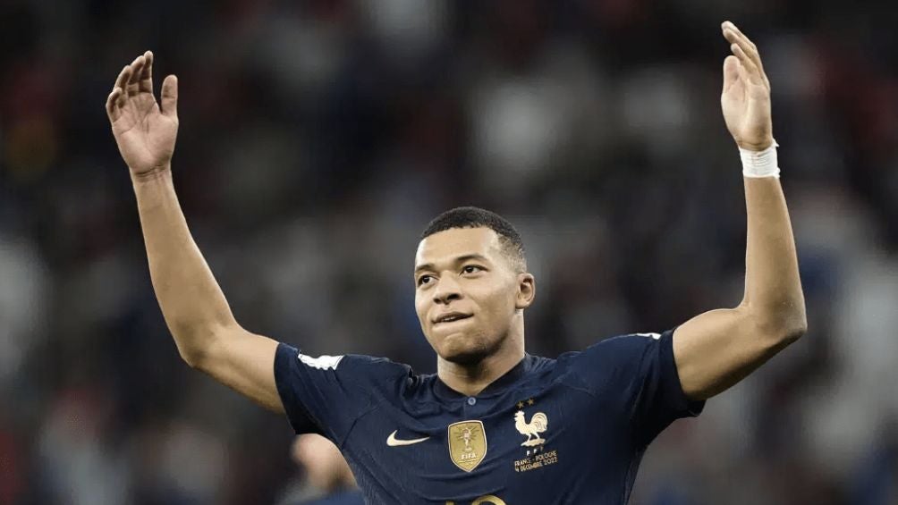 Mbappé con la selección gala