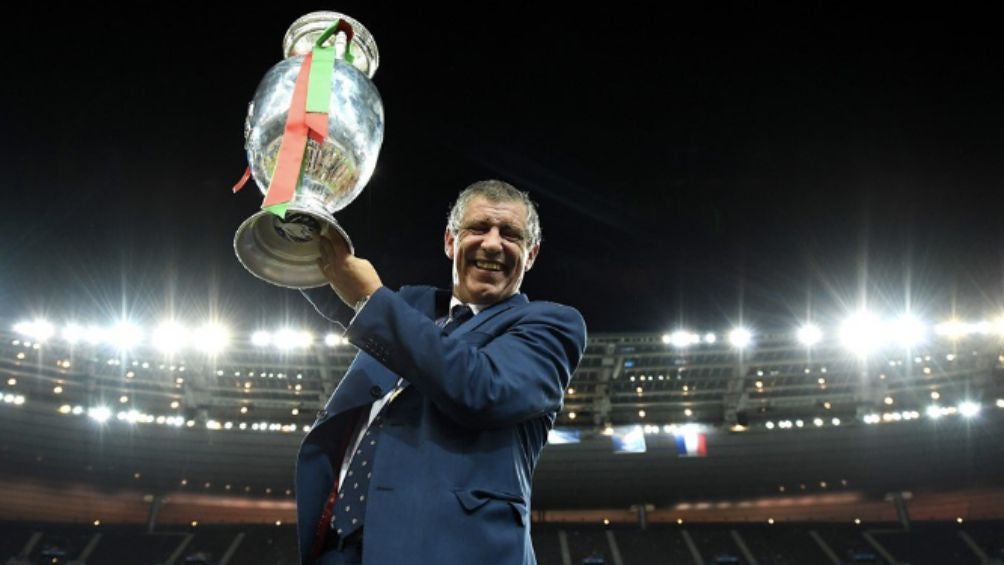 Fernando Santos celebra la Eurocopa del 2016