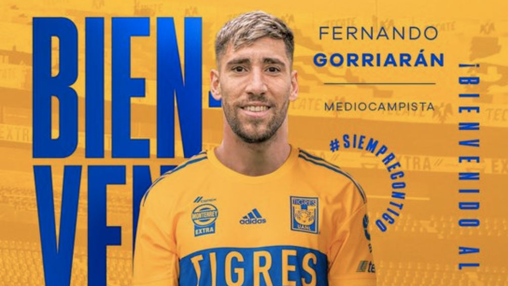 Tigres hace oficial el traspaso de Gorriarán