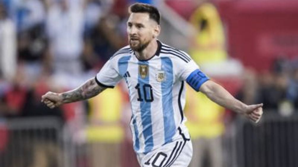 Messi con la selección albiceleste