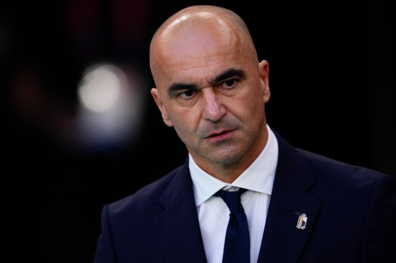 Roberto Martínez con Bélgica