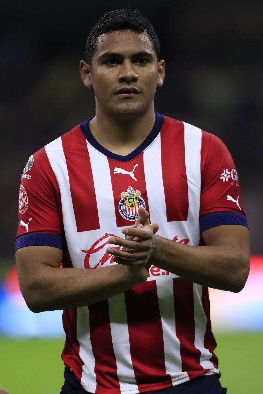 Tiba Sepúlveda en un partido de Chivas