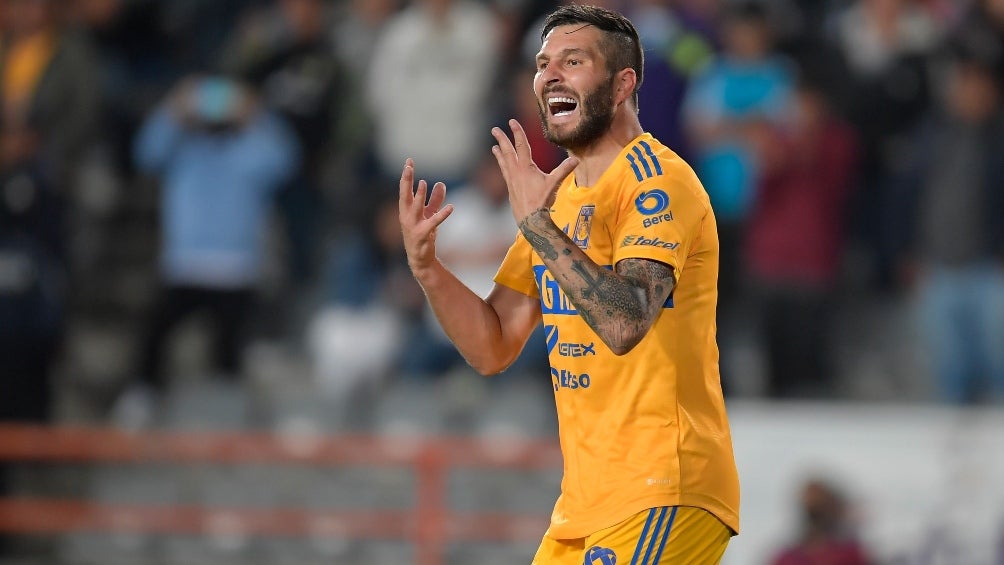 Gignac en un partido de Tigres