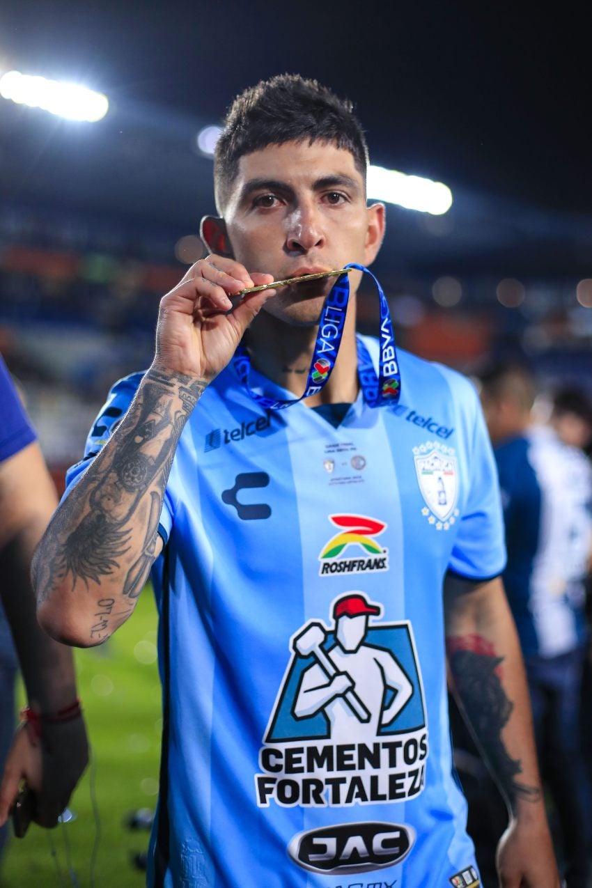 Víctor Guzmán tras ser campeón con Pachuca