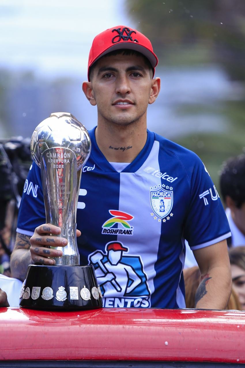 Víctor Guzmán tras ser campeón con Pachuca