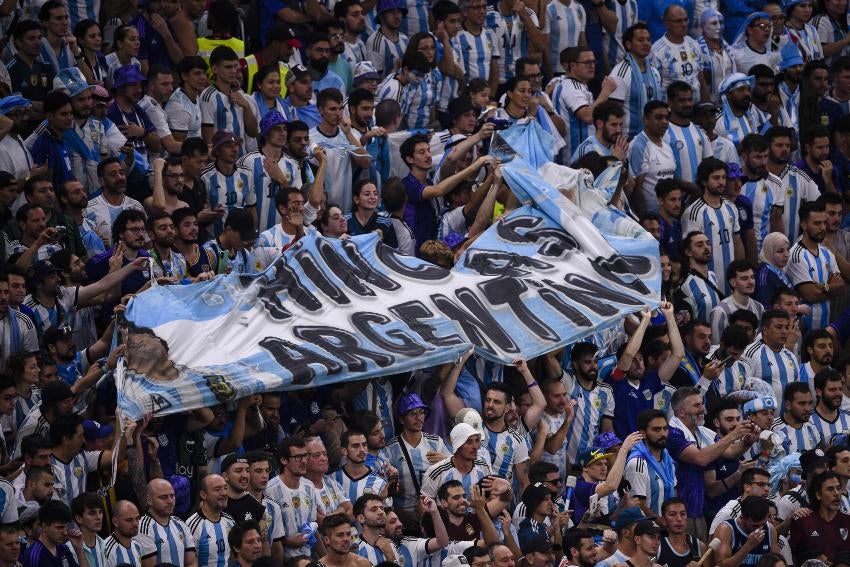 Afición de Argentina en el Mundial 