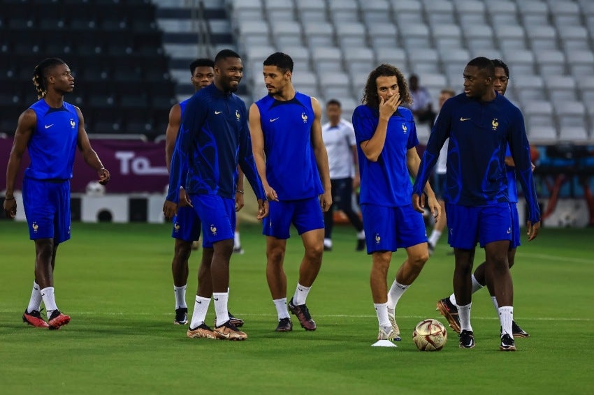 Entrenamiento de Francia previo a la Final de Qatar 2022