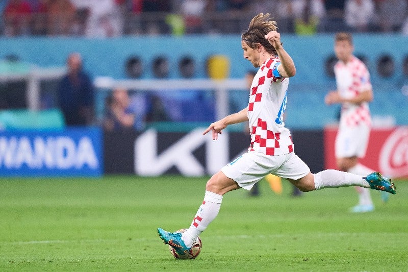 Luka Modric con Croacia