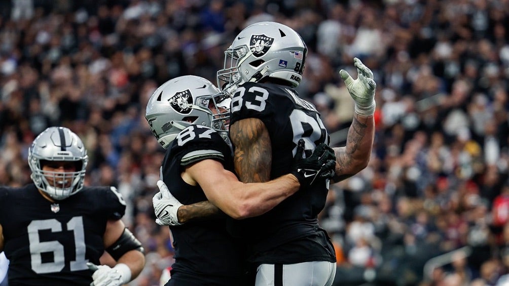 Los Raiders consiguieron ganar en la última jugada del partido 