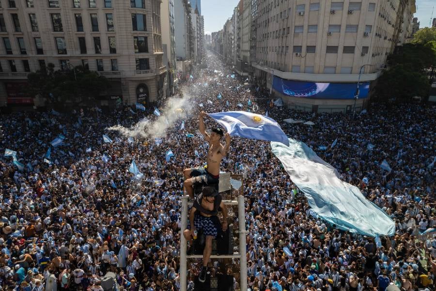 Argentina celebra su tercer Copa del Mundo 