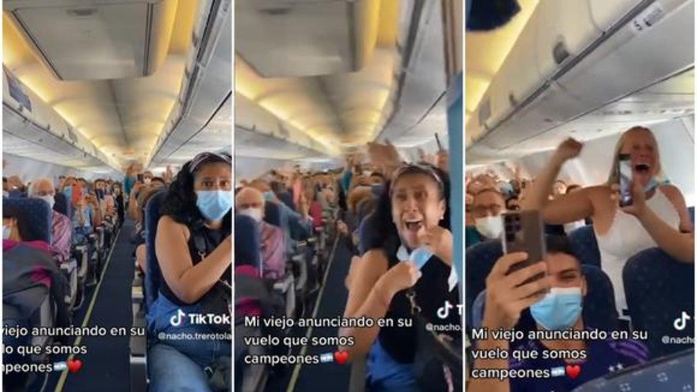 Piloto anunció durante vuelo que Argentina era Campeón del Mundo