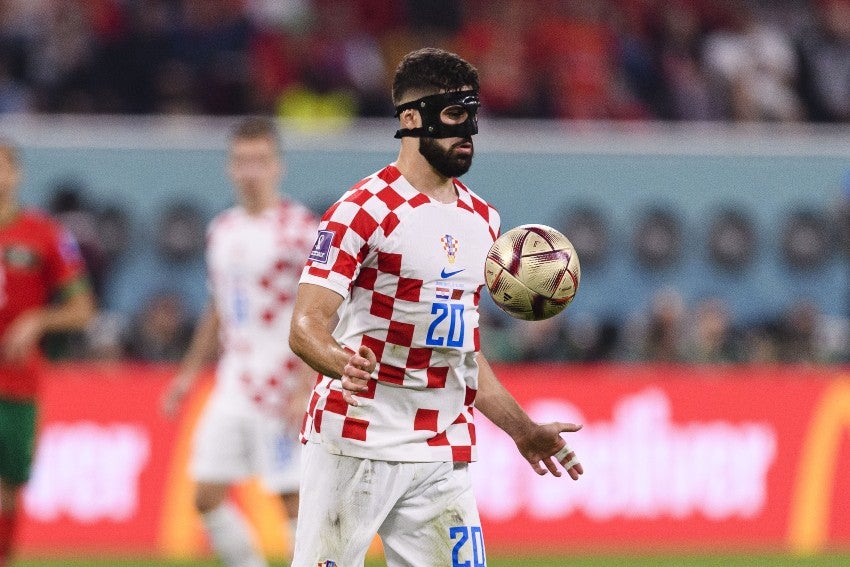 Gvardiol en Qatar 2022 con Croacia