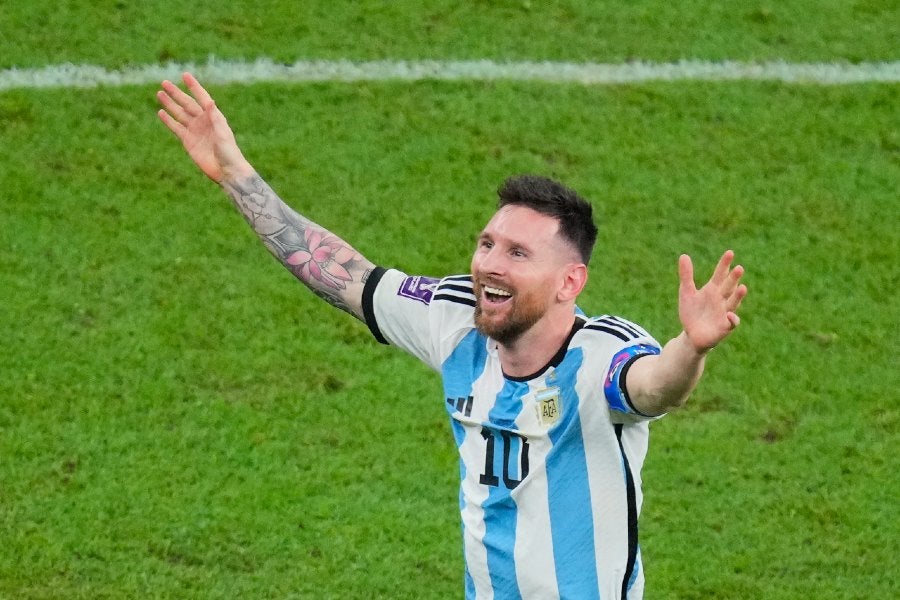 Messi en la Final de Qatar 2022