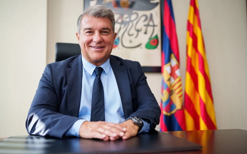 Joan Laporta, presidente de Barcelona