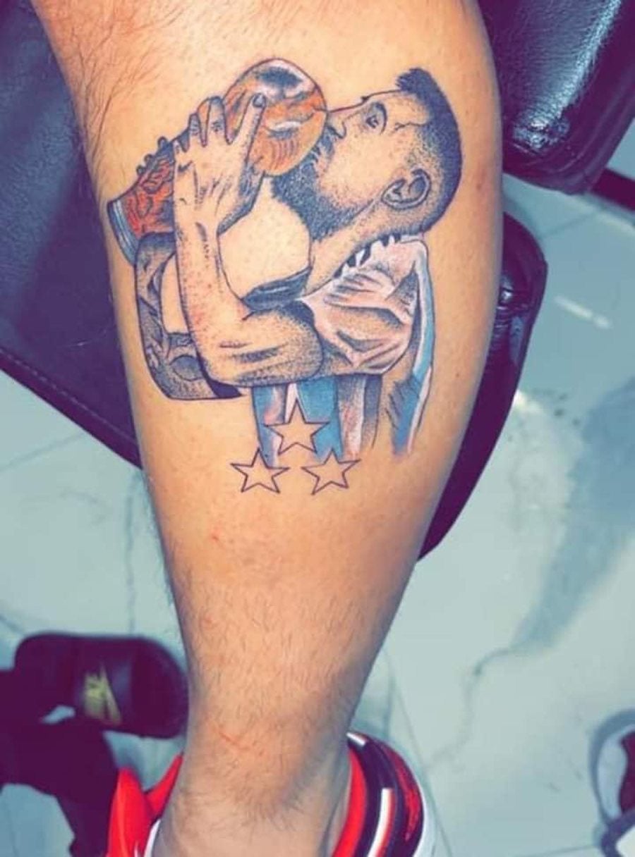 Tatuaje de Messi 