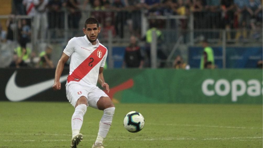 Abram con la selección de Perú