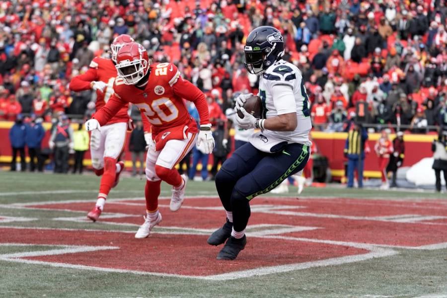 El mariscal de campo de los Kansas City Chiefs, Patrick Mahomes