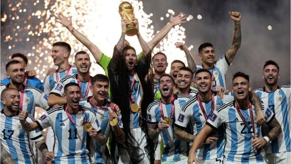 Messi y Argentina celebran el Mundial de Qatar 2022