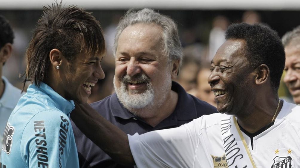 Pelé junto a Neymar en Brasil