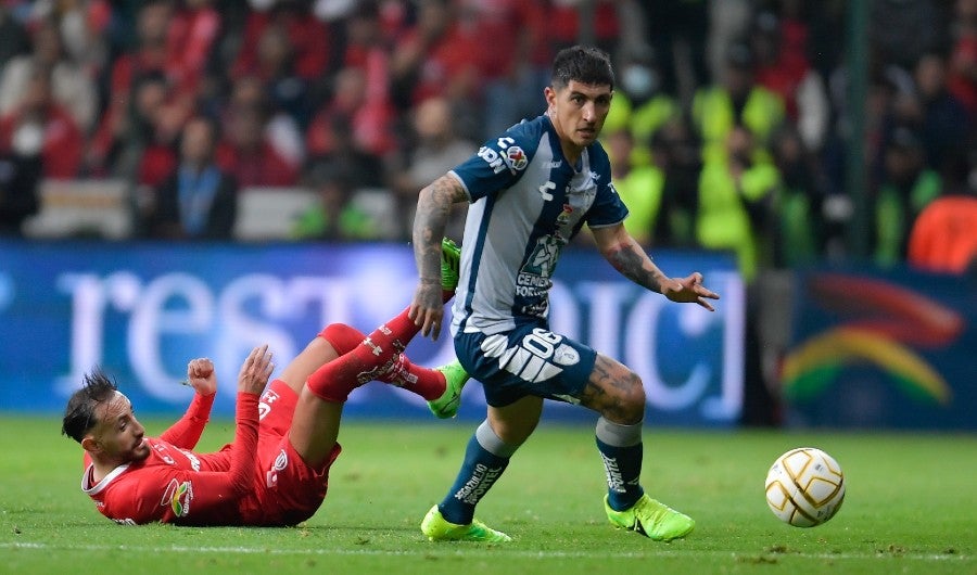 El Pocho en juego ante Toluca