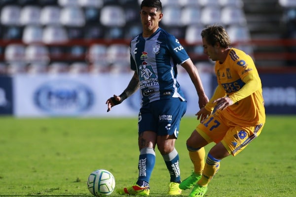 En partido con Pachuca 