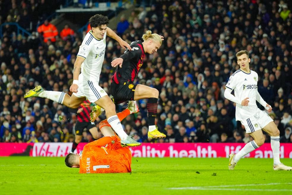 Haaland es líder de goleo de la Premier League