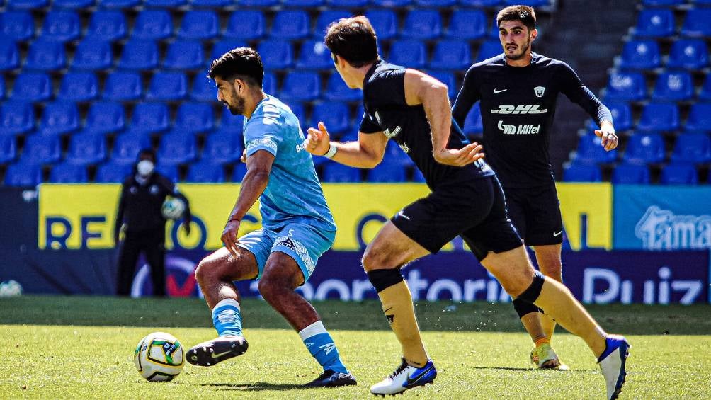 Puebla y Pumas empataron a tres goles