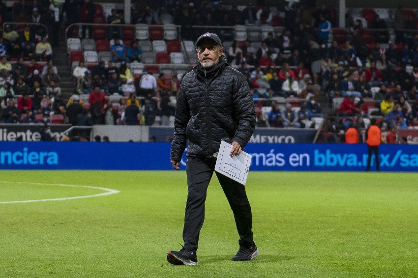 Potro Gutiérrez en un partido de Cruz Azul