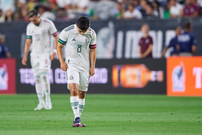 Nene Beltrán en un partido de México