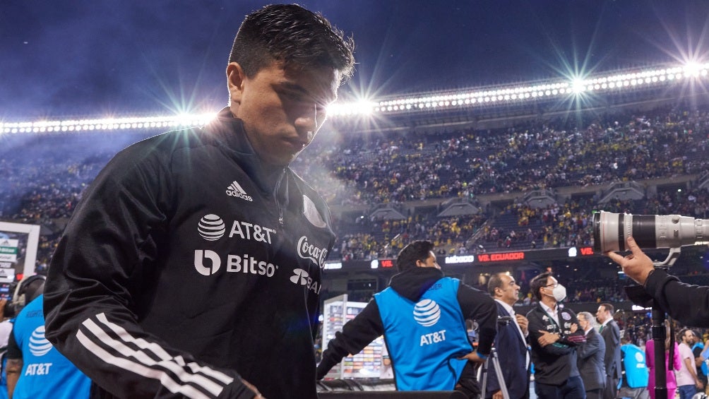 Nene Beltrán en un partido de México