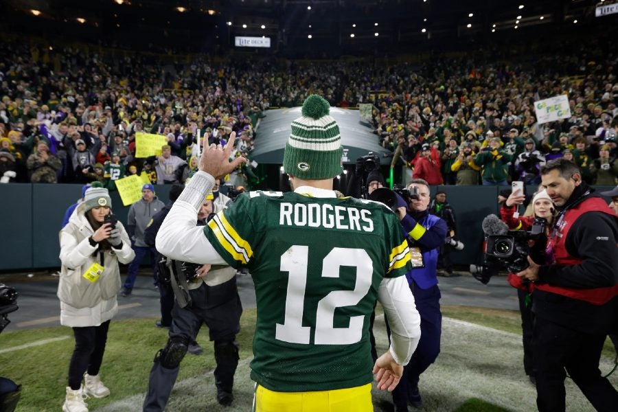 Rodgers empezó el año con el pie derecho 