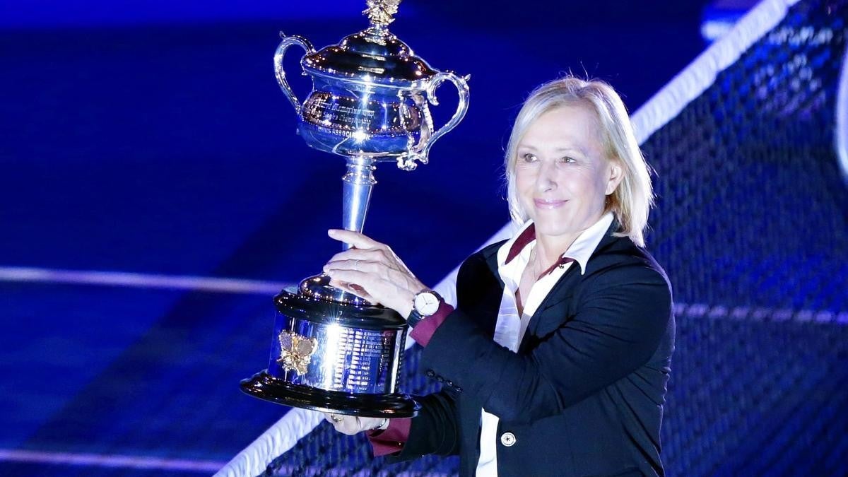 Martina Navratilova ha sido galardonada 