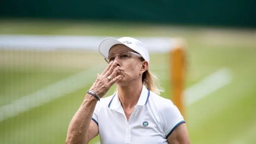 Martina Navratilova es una leyenda del tenis